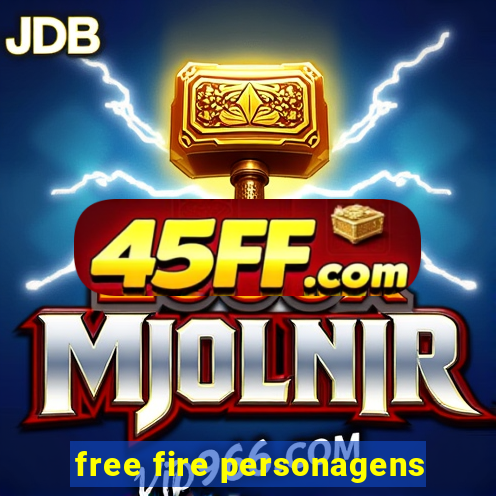 free fire personagens